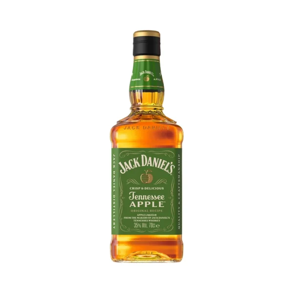 JACK DANIEL’S LIQUEUR POMME DE WHISKY 35°. 70CL