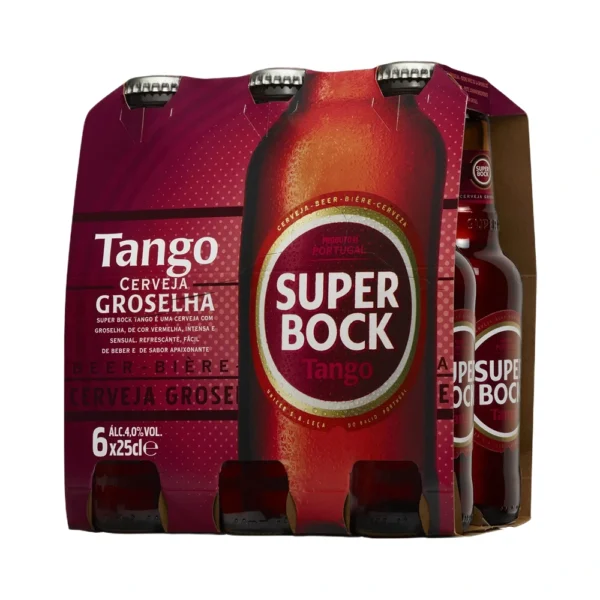SUPER BOCK BIERE TANGO 4° 25CL X6 X4